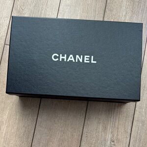 CHANEL Black Shoe Box